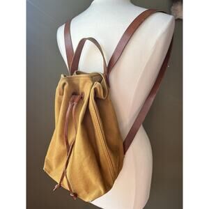 Madewell Tan and Brown Backpack